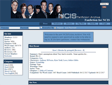 Tablet Screenshot of ncisfiction.com